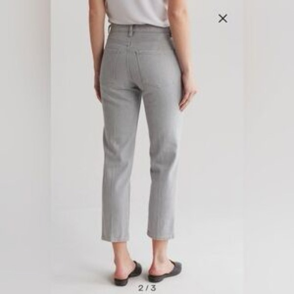 Women’s theory gray jeans size 6 straight leg - Picture 3 of 7